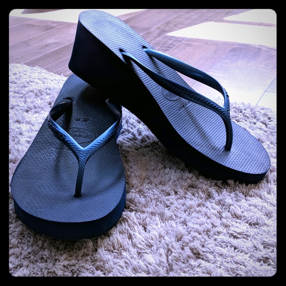 Havaianas High Wedge Flip Flops
